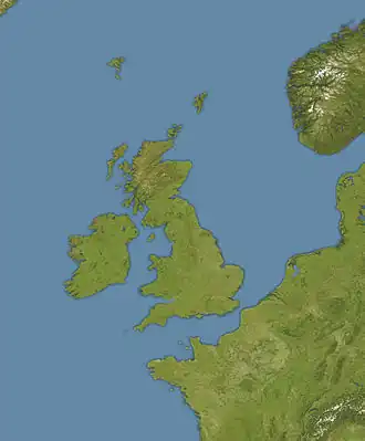 SS Pengreep is located in Oceans around British Isles