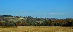 Okocim seen from the southwest