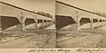 Stereographic photos of the Columbia Railway Bridge (1859).