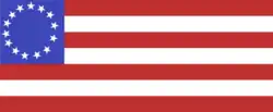 Digital reconstruction of a 15 star American flag raised in 1847