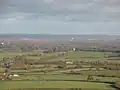 Oldland Mill in the context of its surrounding countryside.