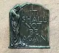 Peace Statue Plaque