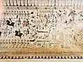 Orchha LakshmiNarayan Temple ceiling portraying Europeans