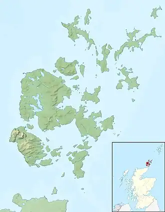 &nbsp;Scapa &nbsp;Flow is located in Orkney Islands