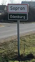 Bilingual sign
