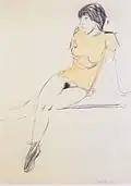 Image 87'"Halbtakt" by Otto Mueller, ca. 1925
