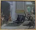 Jean-Baptiste Oudry's painting of La Fontaine's fable, 1740s