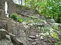Mary garden at Chapel of the Most Holy Trinity at the West Point Military Academy in New York
