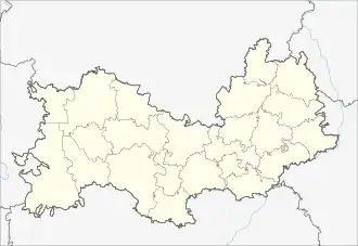 Saransk is located in Republic of Mordovia