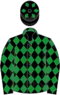 Black and green diamonds