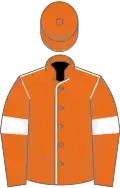 Orange, white seams and armlets