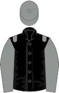 Black, Grey epaulets, sleeves and cap
