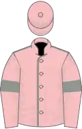Pink, grey seams and armlets