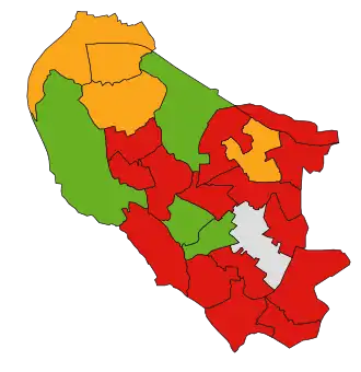 2022 results map