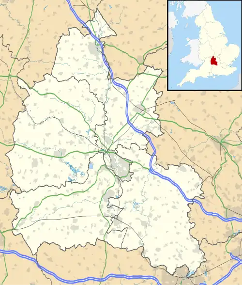 Didcot is located in Oxfordshire