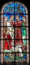 Stained glass inside the Cathédrale Saint-Front de Périgueux