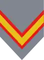 Sargento segundo (Chilean Army)[6]