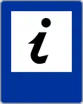 D-34 "tourist information point"