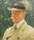 Portrait of Cyriel Buysse painted by the artist