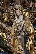 High altar (detail) by Gil de Siloé
