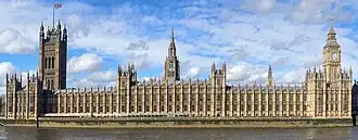 Palace of Westminster, the meeting place of the members