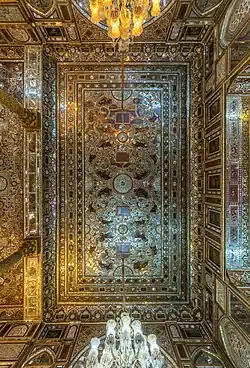 The ceiling of the Windcatcher Mansion