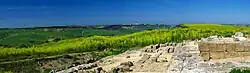 View of Tarquinia from Ara della Regina