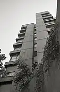 Milan, tower house in piazzale Aquileia 8, 1964–1965