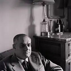 Moravia photographed by Paolo Monti in 1982