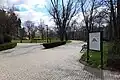 A portion of the park near its main entrance in 2022.