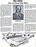 Narrative from game program for dedication game vs. Los Angeles State