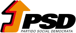 The current logo of the Social Democratic Party in Portugal, inspired by the German Social Democrats' Three Arrows