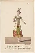 Madame Anatole in La lampe merveilleuse (c. 1820)