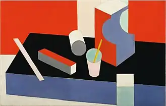 Patrick Henry Bruce, Painting, oil on canvas, 233⁄4 × 363⁄8" (60.3 × 92.4 cm)c. 1929–1930