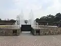 Far away view of the Peace Statue