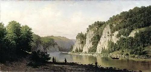 Pisanny Stone on the Chusovaya River