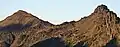 North Petunia Peak (left) and Petunia Peak