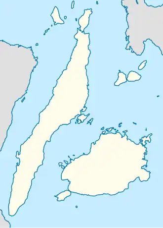 Magellan's Cross Pavilion is located in Cebu, Philippines