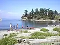 A picnic on the beach