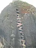 El Peñol rock, next to Guatapé dam
