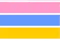 Pink-Blue-and Yellow, school colours
