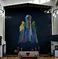 Meeting at Emmaus mosaic, 1961, St Paul's Church, Harlow