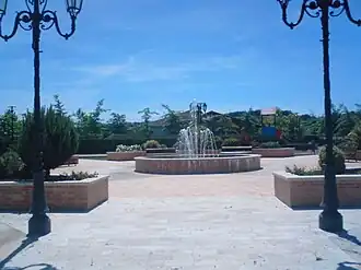 The village square