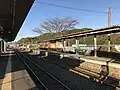 View of station platforms
