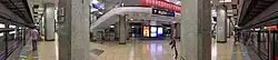 Platform of Line 2 panorama