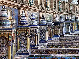 Plaza de España, Seville, of 1928.