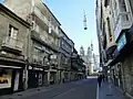 Section of the street near the Peregrina square