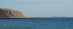 Port Stanvac jetty during decommissioning, March 2016