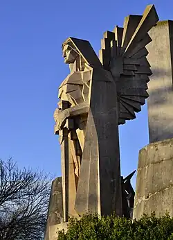 Angel in the Azul cemetery