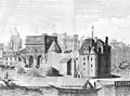 Porte Saint-Bernard and Château de la Tournelle around 1780